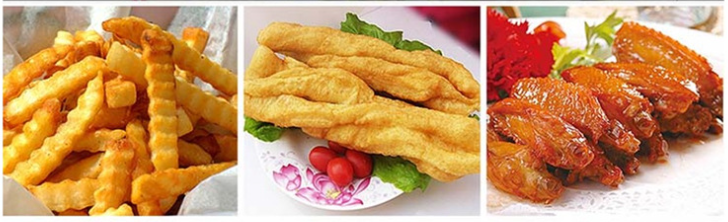 Commercial potato chip fryer application